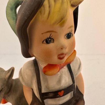 Hummel Boy, Sheep Figurine