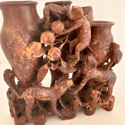 Vintage Soap Stone Vase