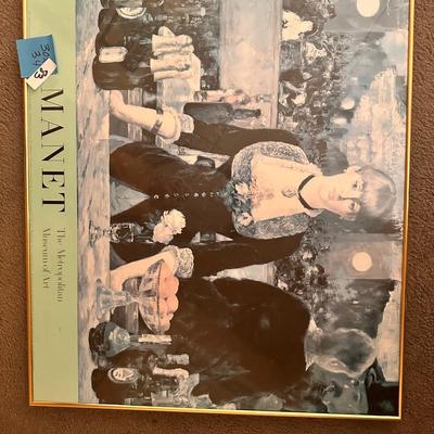 Metropolotain Museum Of Art Manet Framed Poster