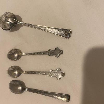 Dunn Bennett Copenhagen Veg Bowl, Lamps, Spoon Lot