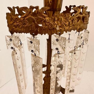 Marble Base Victorian Girandole Set