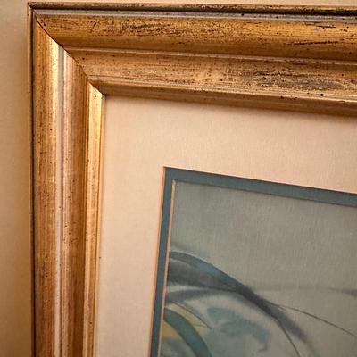 David Lee Framed Floral Print