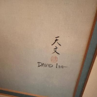 David Lee Framed Floral Print