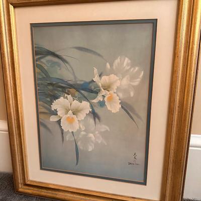 David Lee Framed Floral Print
