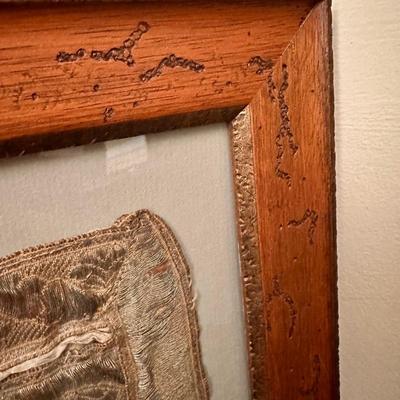 Framed Vintage Ram Silk