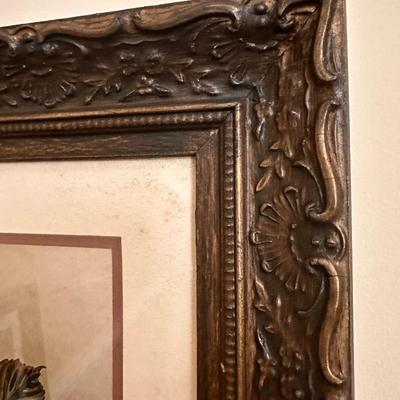 Hydrangea and Bird Framed Print