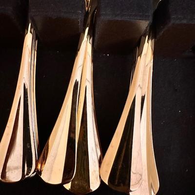 International Silver Co. 24K Gold Electro Plate Flatware Set