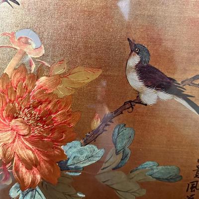 Framed Bird Print
