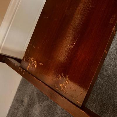 Queen Anne Antique Library Table