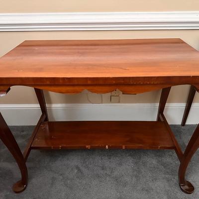 Queen Anne Antique Library Table