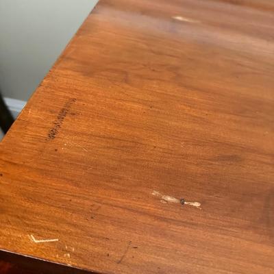 Queen Anne Antique Library Table