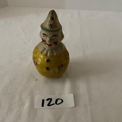 Antique Wobbling Clown