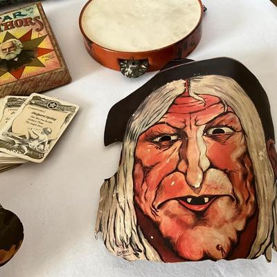 Antique Game, Wizard of Oz Masks, and More Lot