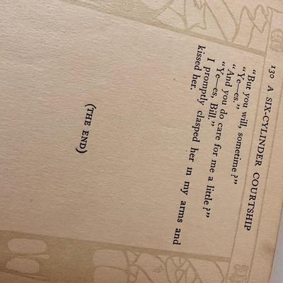 Vintage 6 Cylinder Courtship by Edward Salisbury Field Book