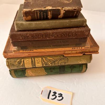 Vintage to Antique Poetry Book Lot