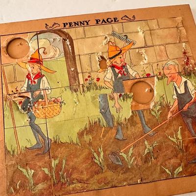 Vintage JR Bank Book and Puzzle