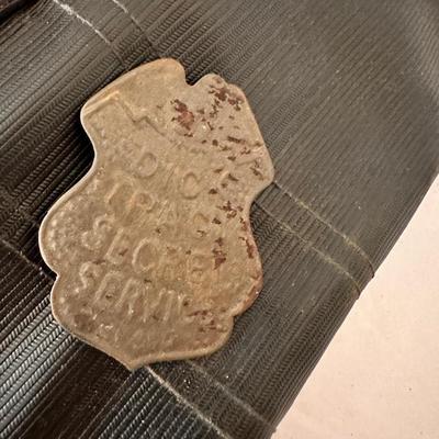 Dick Tracey Secret Service Badge, and Vintage Advertising Lot