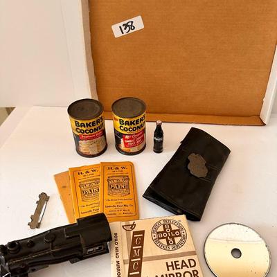Dick Tracey Secret Service Badge, and Vintage Advertising Lot