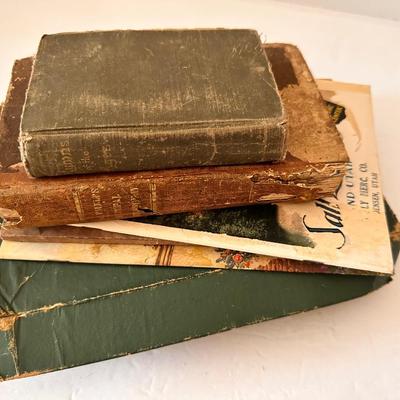 Antique Religious and More Book Lot