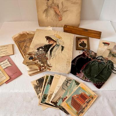 Vintage Collectable Lot Includes Post Cards