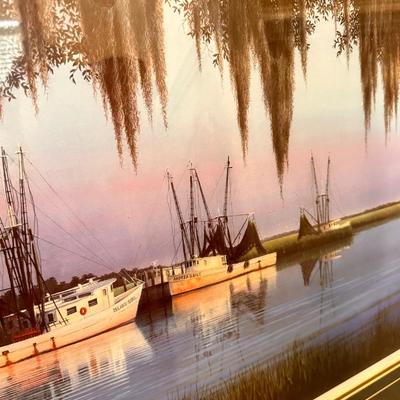 Jim Booth Shrimp Boat Print
