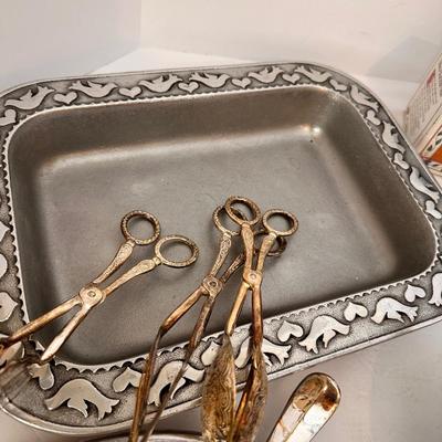 Silver Plate and Household Lot
