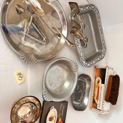 Silver Plate and Household Lot