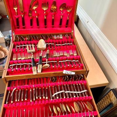Vintage Bronzeware Flatware Set  ORIENTAL JEWELRY AND CO.