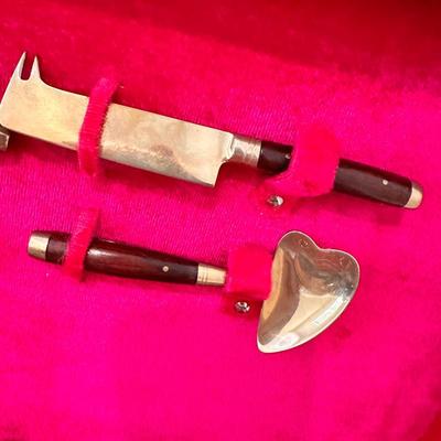 Vintage Bronzeware Flatware Set  ORIENTAL JEWELRY AND CO.