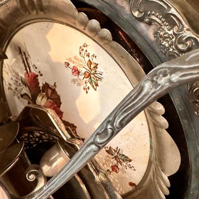 Misc Silver Plate Serving Lot