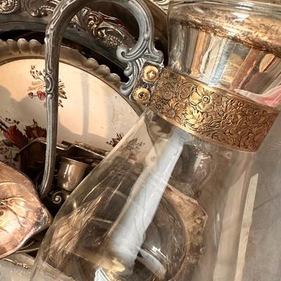 Misc Silver Plate Serving Lot