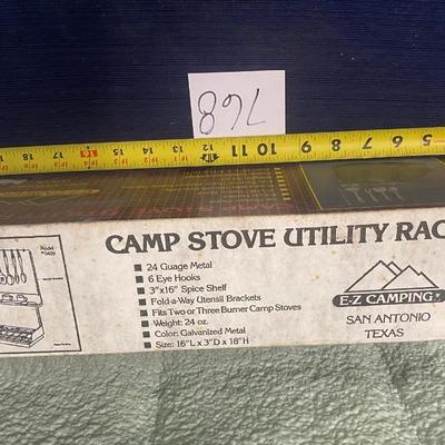 Camp Stove Utility Rack
