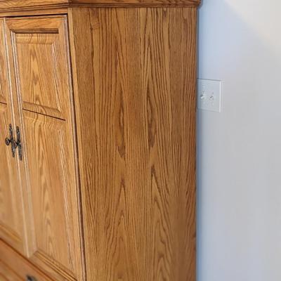 Oak Entertainment center
