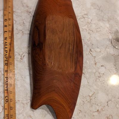 Exquisite Juhl Design Scandinavian Teak Bowl Hand Worked