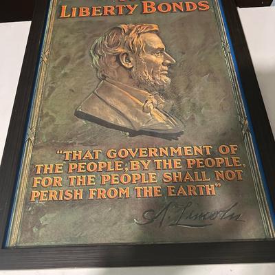 Buy Liberty Bonds Abe Lincoln poster