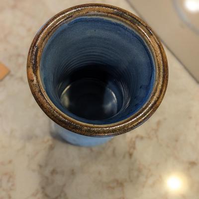 Rare Will & Johanna DeMay Signed New Mexico Studio Art Pottery Vase