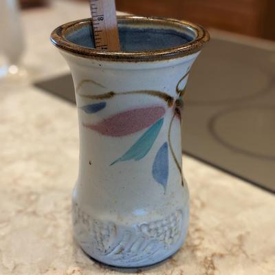 Rare Will & Johanna DeMay Signed New Mexico Studio Art Pottery Vase