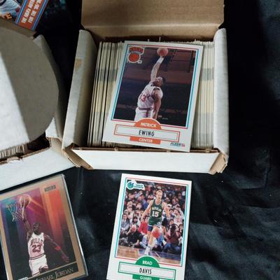 NBA TRADING CARDS AND BOOK