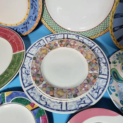 Plates with Blues Lot