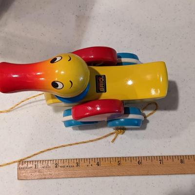 BRIO- Wooden Duck Pull Toy from Sweden