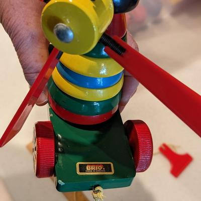 BRIO WINDMILL WOOD PULL TOY - EXCELLENT
