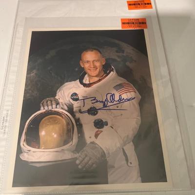 Buzz Aldrin signed