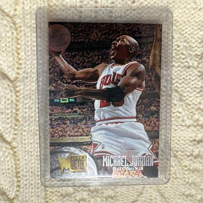 1996 fleer metal michael jordan