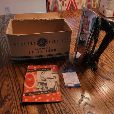 Antique GE Steam Iron