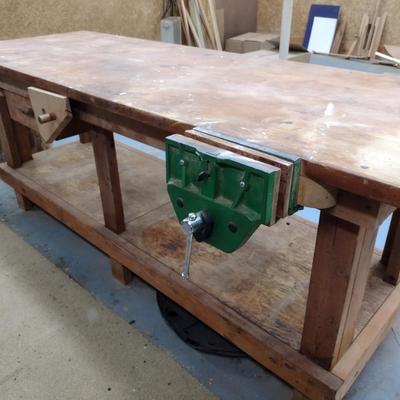 Wooden Work Bench
