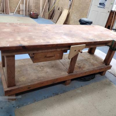 Wooden Work Bench