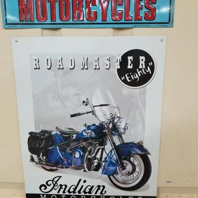 Indian Motorcycle Signs