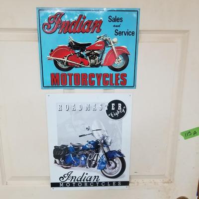 Indian Motorcycle Signs