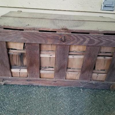 Primitive Wood Fruit Berry Box Crate