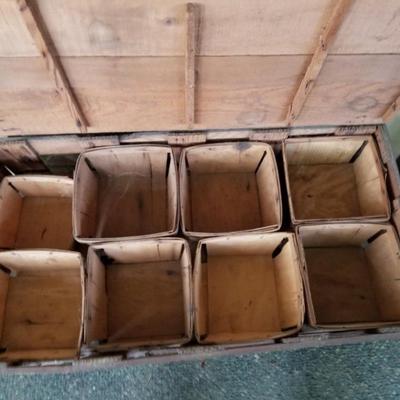 Primitive Wood Fruit Berry Box Crate